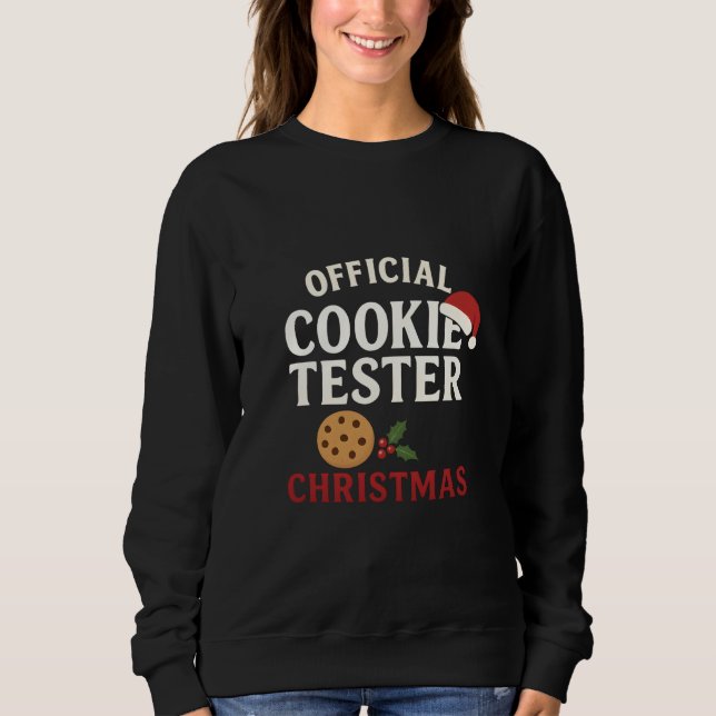Official Cookie Tester Christmas Tee (Front)
