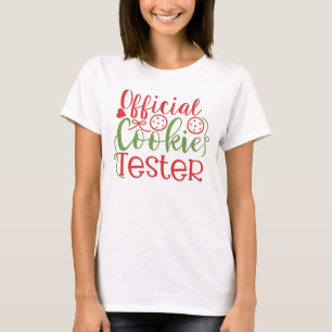 Official Cookie Tester Christmas Women's T-Shirt