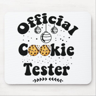 Official Cookie Tester Cookie Lovers Christmas Mouse Mat