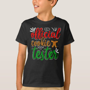 Official Cookie Tester – Cute Christmas Baking Tee