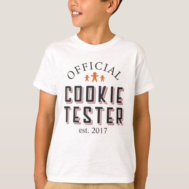 Official Cookie Tester Family Christmas Shirt (Front)