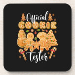 Official Cookie Tester Gingerbread Christmas Bakin Coaster<br><div class="desc">This is a great gift for your family,  friends during Hanukkah holiday. They will be happy to receive this gift from you during Hanukkah holiday.</div>