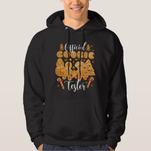 official cookie tester gingerbread christmas bakin hoodie