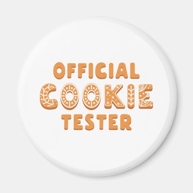 Official Cookie Tester Magnet (Front)