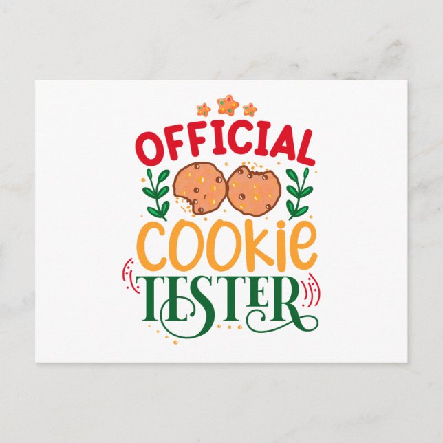Official Cookie Tester Postcard (Front)