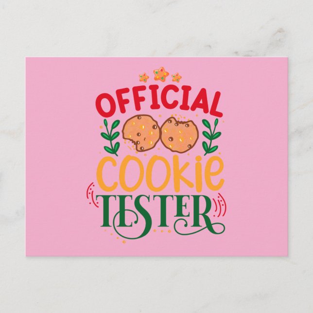 Official Cookie Tester Postcard (Front)