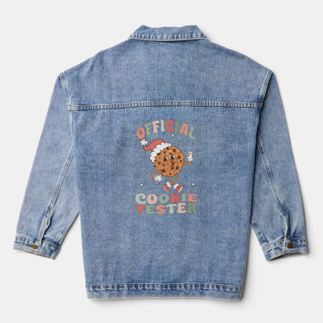 Official Cookie Tester Retro Denim Jacket (Back)