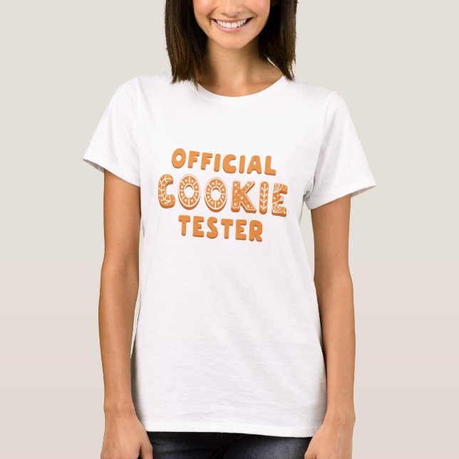 Official Cookie Tester T-Shirt (Front)