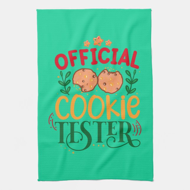 Official Cookie Tester Tea Towel (Vertical)