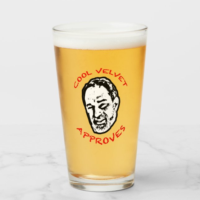 Official Cool Velvet Beer Glass (Front Filled)
