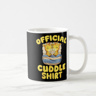 Official Cuddle Cute Giraffes Couple Valentines Da Coffee Mug
