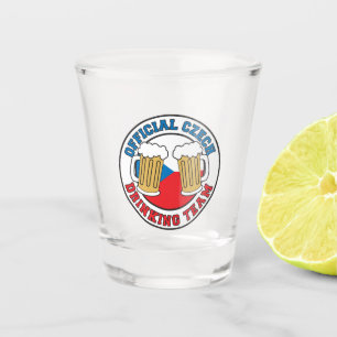 Official Czech Drinking Team Shot Glass