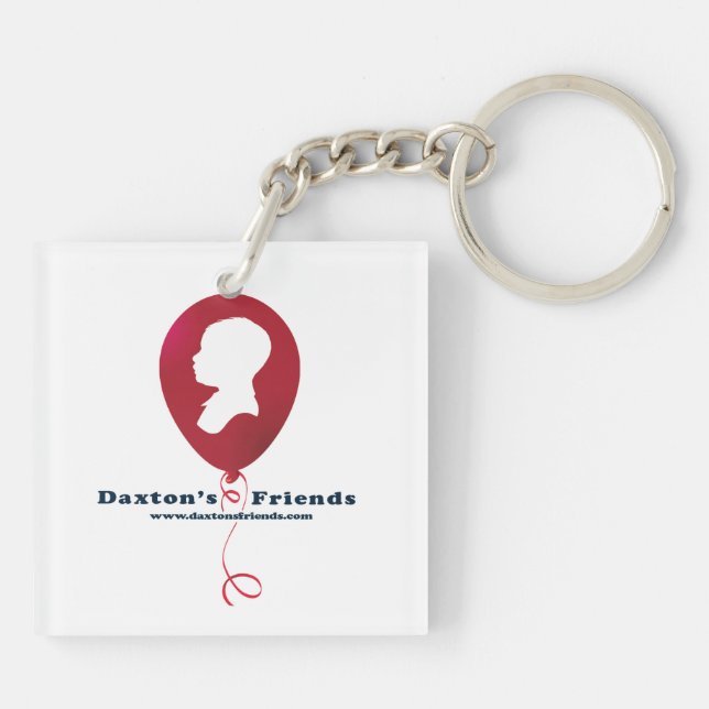Official Daxton's Friends Double Sided Keychain (Back)