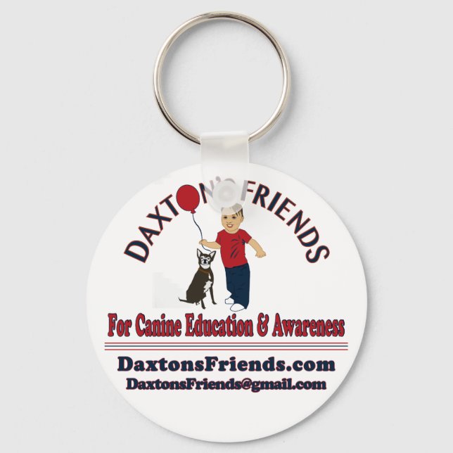 Official Daxton's Friends Keychain (Front)