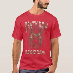 Official Death Row Records Brown Chrome Logo T-Shirt