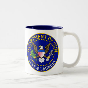 Official Department of Mum Seal Two-Tone Coffee Mug