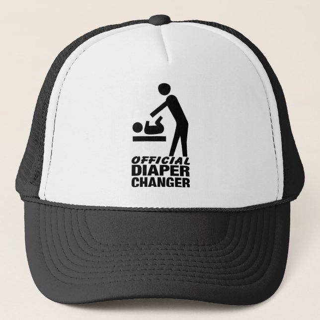 Official Diaper Changer Trucker Hat (Front)