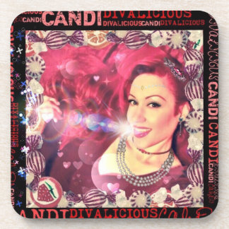 Official Divalicious Candi Coasters with Cork Back