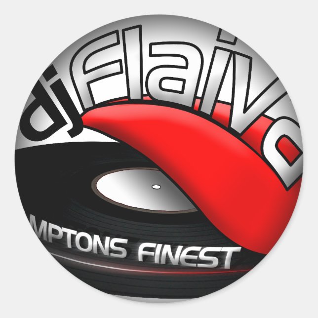 Official Dj Flaiva Sticker (Front)
