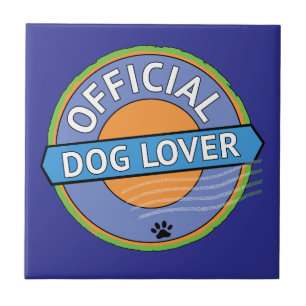 Official Dog Lover Tile