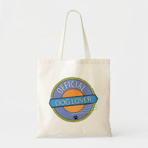 Official Dog Lover Tote Bag