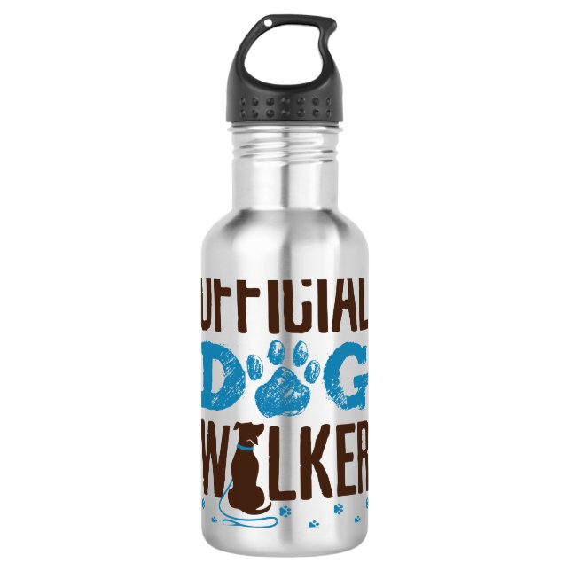 Official Dog Walker 710 Ml Water Bottle (Front)