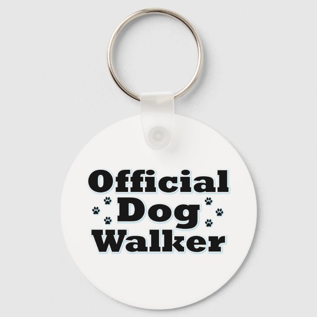 Official Dog Walker Key Ring (Front)