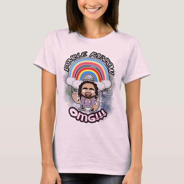OFFICIAL Double Rainbow OMG Women's tank (Front)