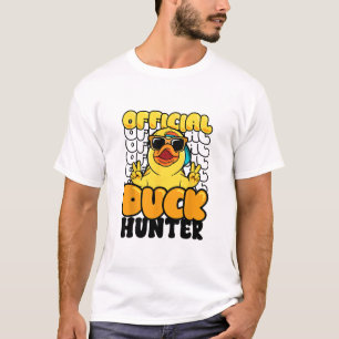 Official Duck Hunter Funny Rubber Duckie Hunting C T-Shirt