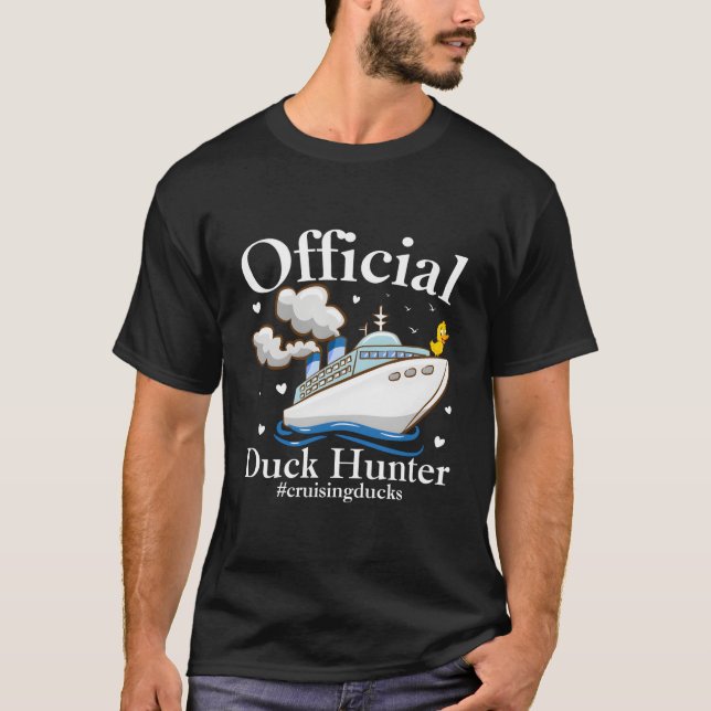 Official Duck Hunter Rubber Duck Cruising Cruise T-Shirt (Front)