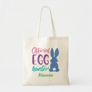 Official Egg Hunter Personalised Easter Bunny Kids Tote Bag