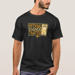 Official Eggnog Taster Pajama Christmas Eggnog T-Shirt