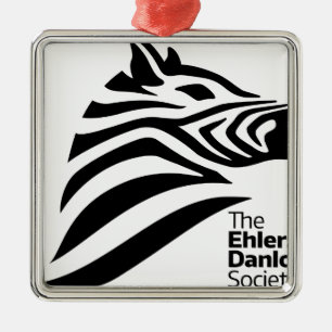 Official Ehlers-Danlos Society Logo Metal Tree Decoration