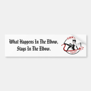 Official Elbow Inn Logo Bumper Sticker