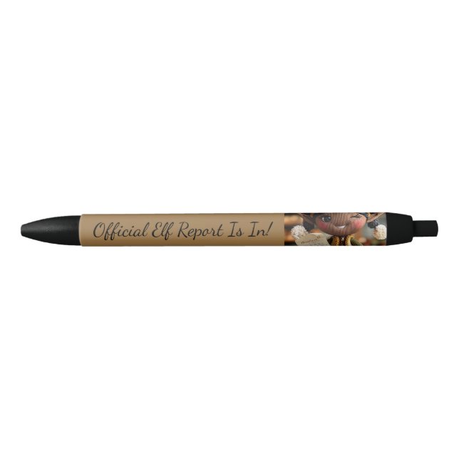  Official Elf Report  Black Ink Pen (Front)