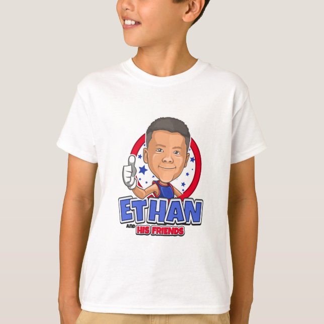 Official Ethan and His Friends T-Shirt! T-Shirt (Front)