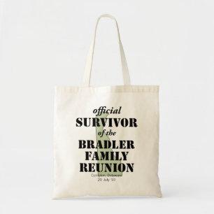Official Family Reunion Survivor - Delaware Green Tote Bag