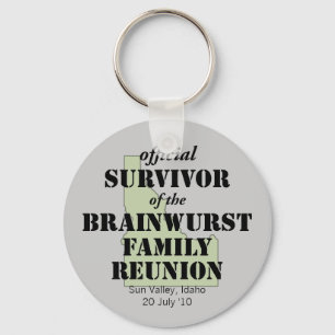 Official Family Reunion Survivor - Idaho Green Key Ring