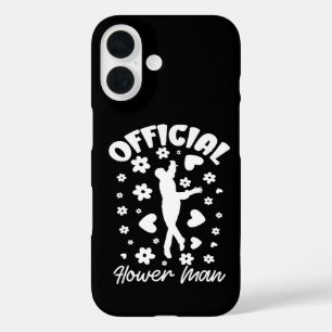 Official Flower Man Dancing Funny Wedding & bridal iPhone 16 Case