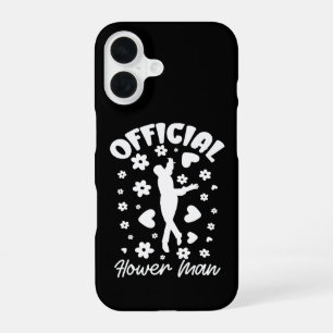 Official Flower Man Dancing Funny Wedding & bridal iPhone 16 Case