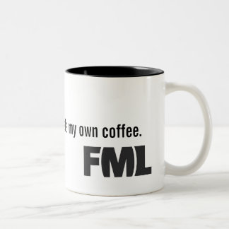 Official FML Mug: Homemade Two-Tone Coffee Mug