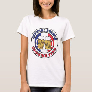 Official French Drinking Team T-Shirt