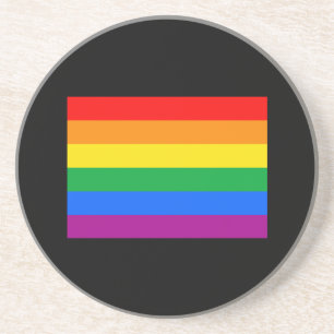 OFFICIAL GAY PRIDE FLAG COASTER