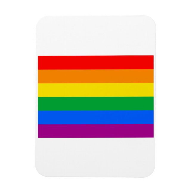 OFFICIAL GAY PRIDE FLAG MAGNET (Vertical)