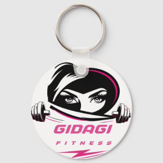 Official GIDAGI Fitness Logo  Key Ring
