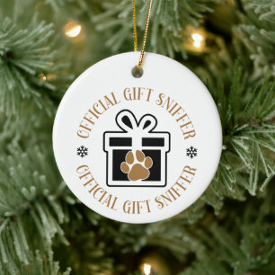 Official Gift Sniffer - Christmas Ceramic Tree Decoration