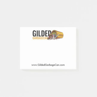 Official Gilded Garbage Can Post-It Notes