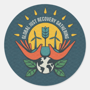 Official Global Just Recovery Gathering sticker