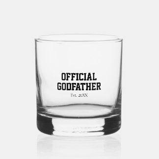 Official Godfather Whiskey Glass