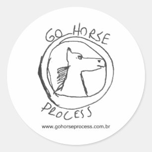 OFFICIAL GOHORSE PRODUCT HOMOLOGATED CLASSIC ROUND STICKER
